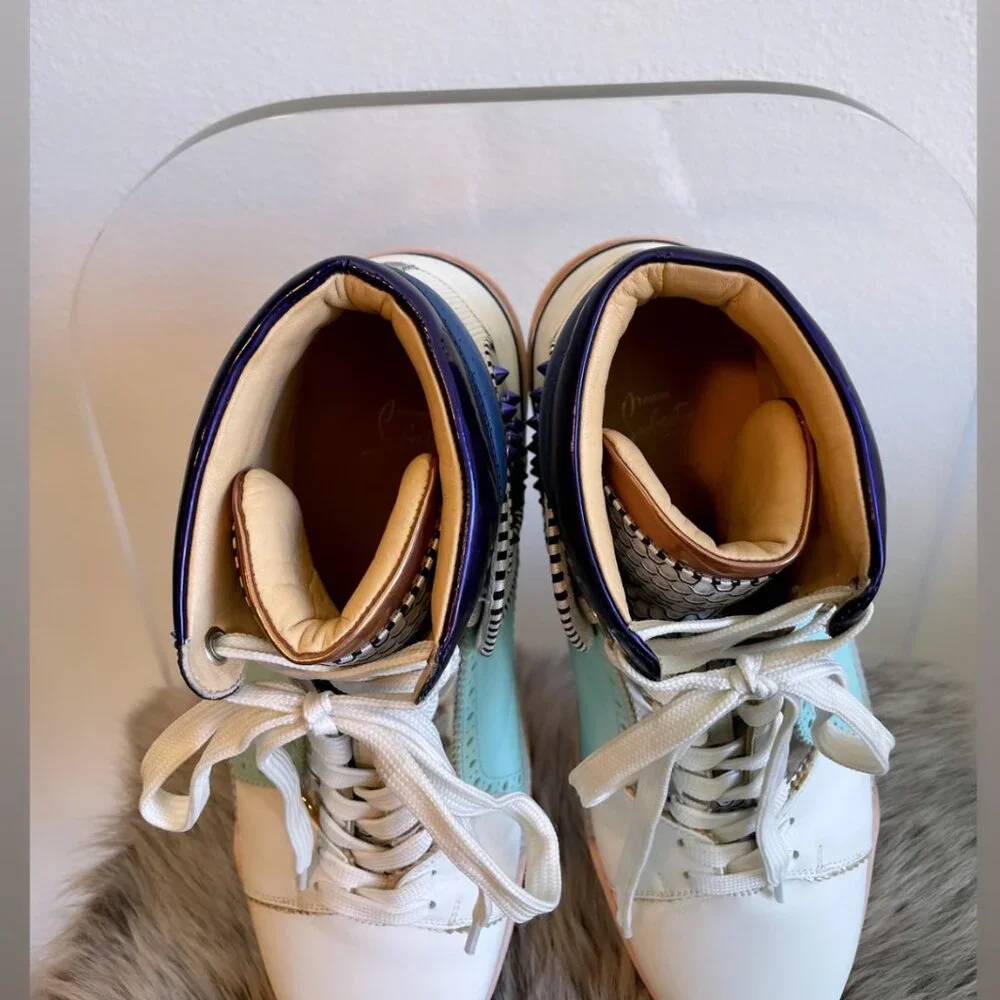 Louboutin Mens Loubikick Sneakers Size 44 - Picture 2 of 3